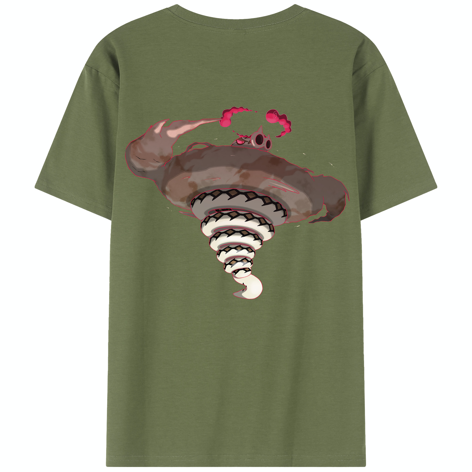 （画像用） ポケットモンスター Pokémon 綿100％半袖Tシャツ（背面プリント）